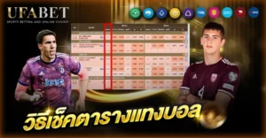 วิธีดูตารางแทงบอล